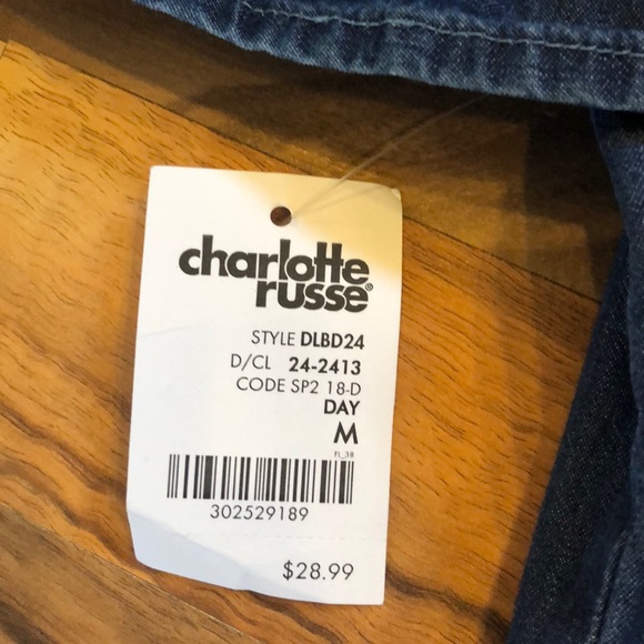 NWT Off the shoulder Charlotte Russe dress - Picture 2 of 2